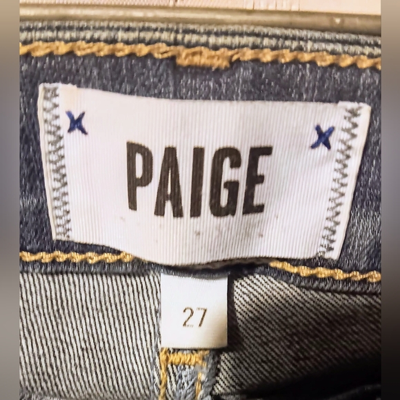 Paige Jeans~Verdugo Ankle~Orleans Distressed Jeans~Womens Size 27 - Picture 4 of 5